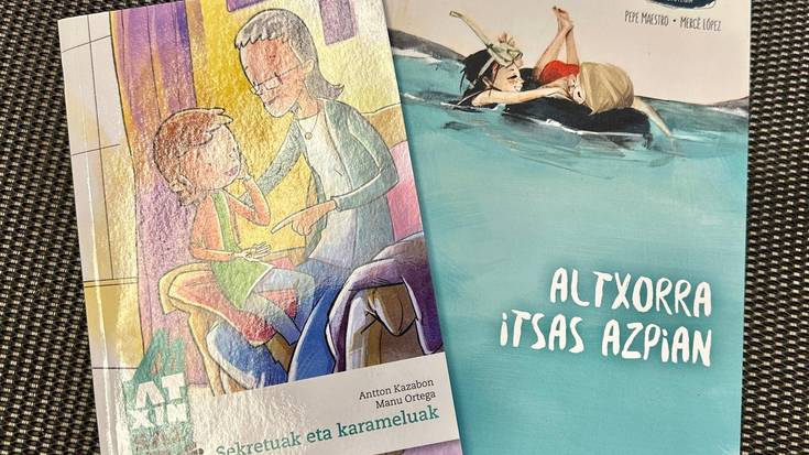 8 urtetik gorako umeentzako liburu sorta zozkagai!