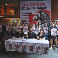 Erandioko Los Ochos-eko bizilagunen kaleratzeen aurkako manifestazioa egingo dute irailaren 24an