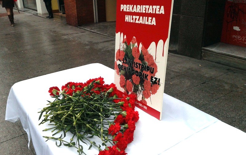 Erandioko langile baten heriotza salatu du LABek, istripu ez-traumatikoz jazoa