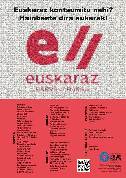 "Euskaraz barra-barra": euskaraz, herrian eta gustura