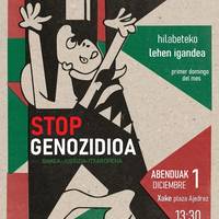 GENOZIDIOA STOP! Itzubaltzeta-romo Palestinarekin