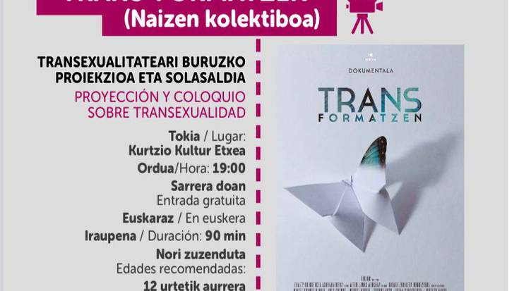 Tans-formatzen: Transexualitateari buruzko proiekzioa eta solasaldia