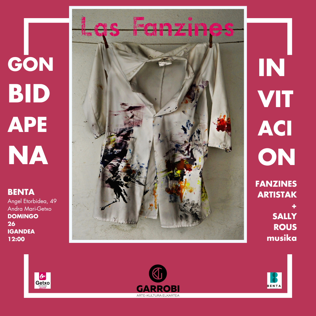 Bere fanzineak aurkezteko hitzordua jarri du Garrobi arte-kultura elkarteak domekarako