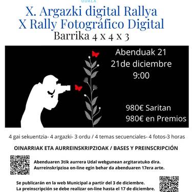 Argazki Digital Rallyaren 10. edizioa antolatu dute Barrikan