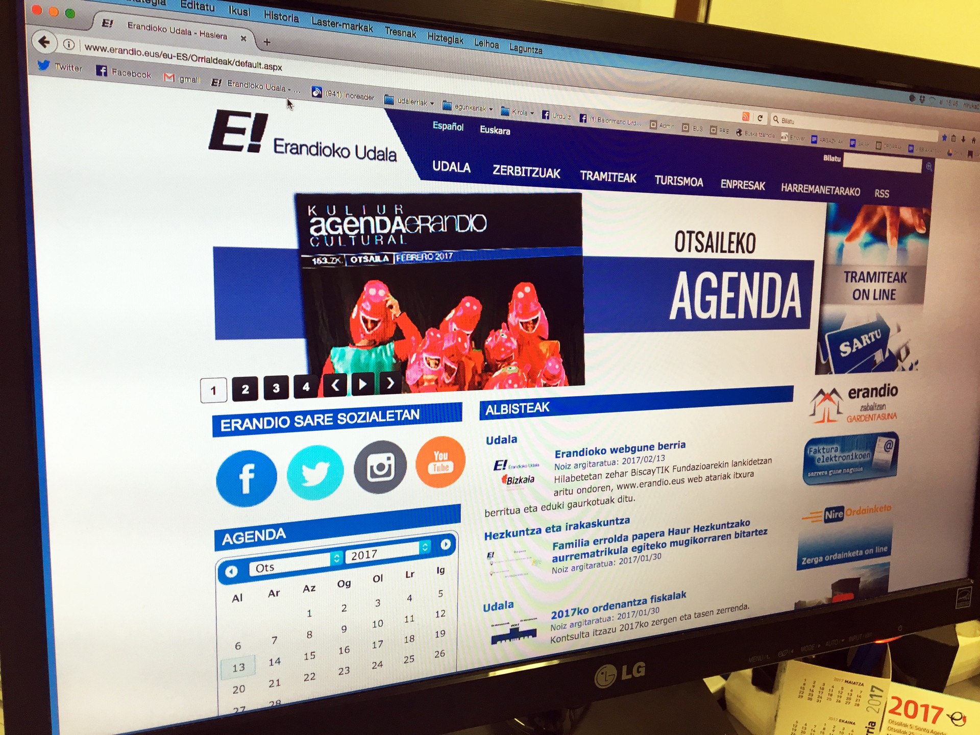 Daborduko, .EUS da Erandioko udal-webgunea