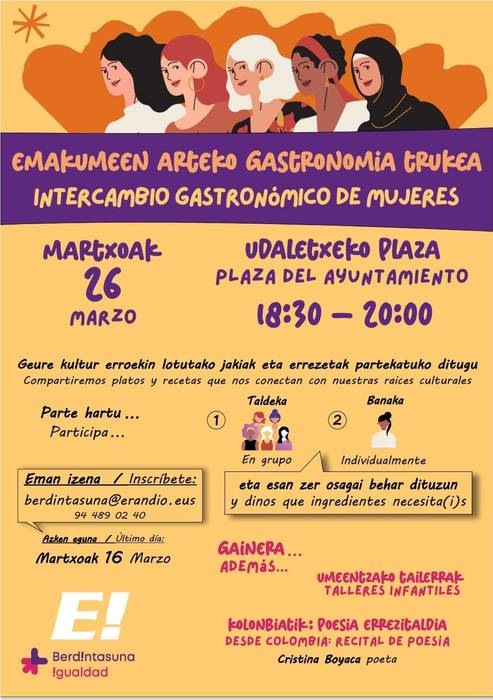 Emakumeen arteko gastronimia trukea