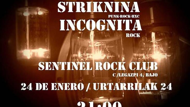 Striknina eta Incognita kontzertuan