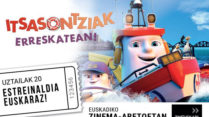 "Itsasontziak. Erreskatean!" filma euskaraz estreinatu dute Getxo Zinemetan