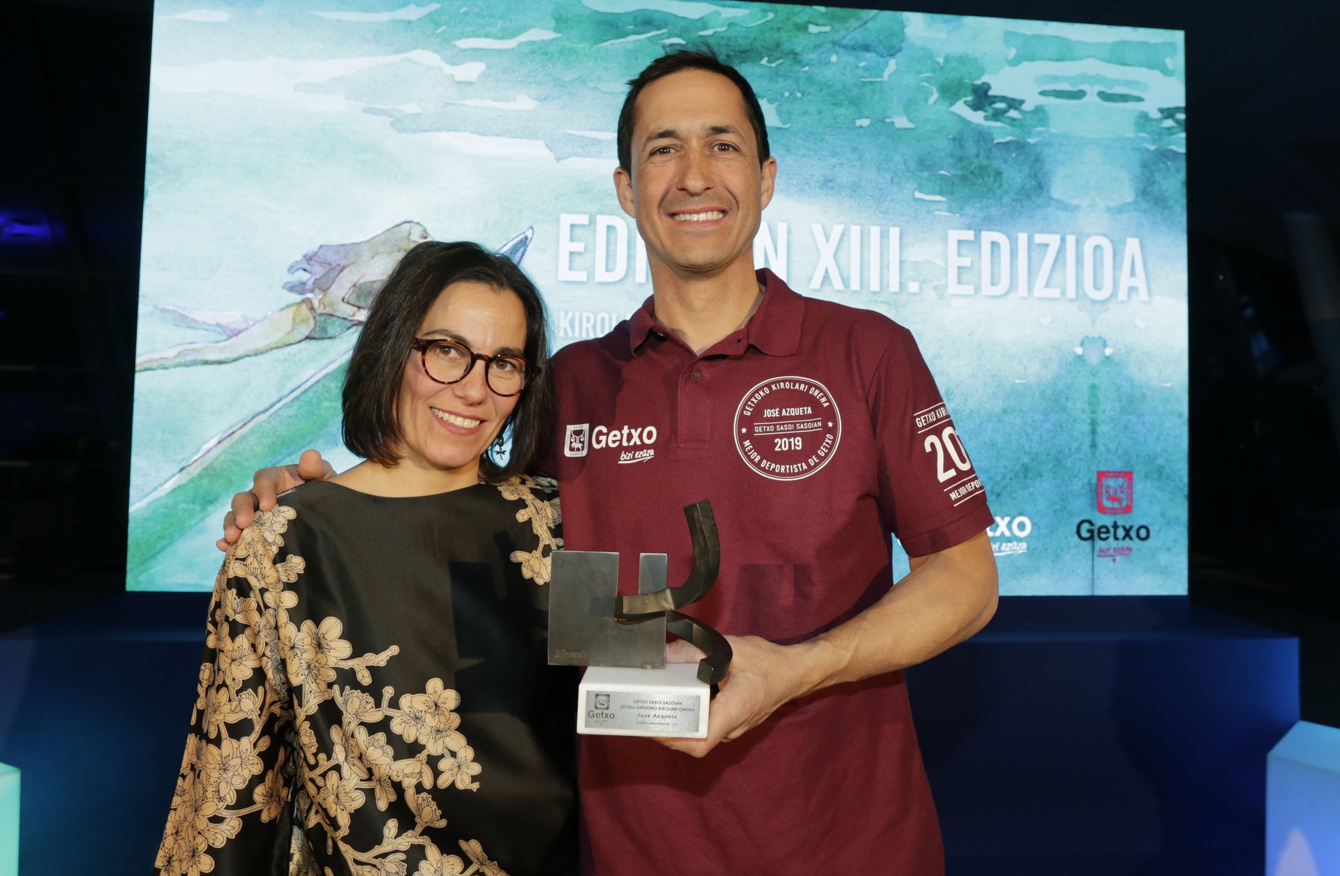 José Azqueta bela-estropadalaria, 2019ko Getxoko kirolari onena