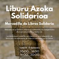 Liburuen merkatu solidarioa Leioara bueltatuko da irailaren 15etik 17ra