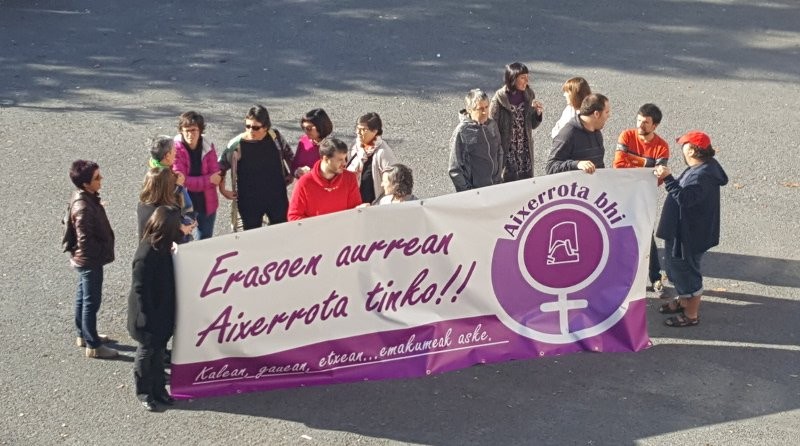 Yolanda Jaénen hilketa salatu dute Getxon