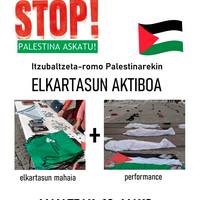 Itzubaltzeta/Romo Palestinarekin elkartasuna