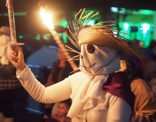 Arimen Kalejiragaz ospatu dute Gau Beltza Sopelan