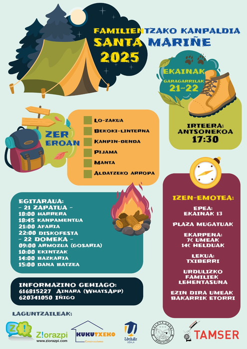 Familientzako kanpaldia Santa Mariñe