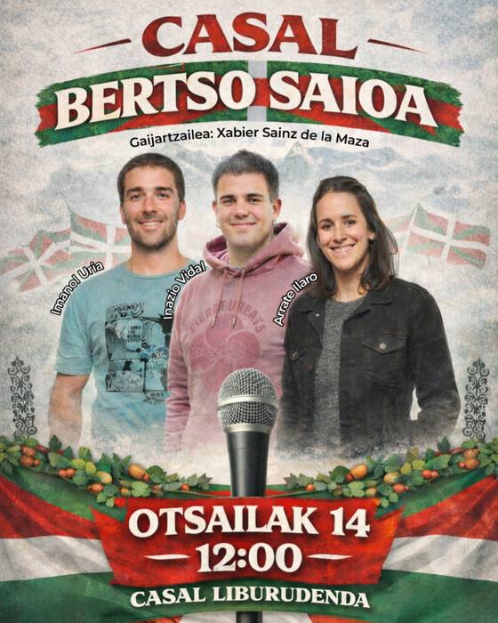 Bertso-saioa Casal liburu-dendan