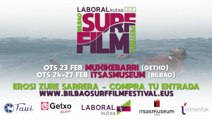 Getxon izango da 2022ko Laboral Kutxa Bilbao Surf Film Festivalaren inaugurazio-ekitaldia