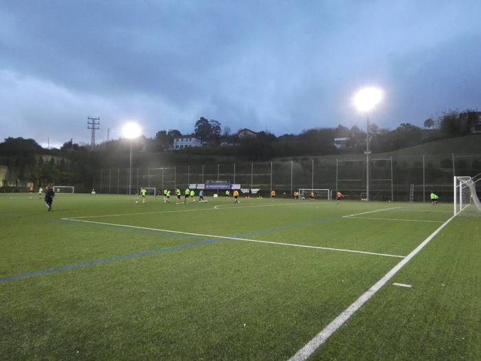 Erandioko kirol-instalazioetako argiztapen-sistema berritu dute