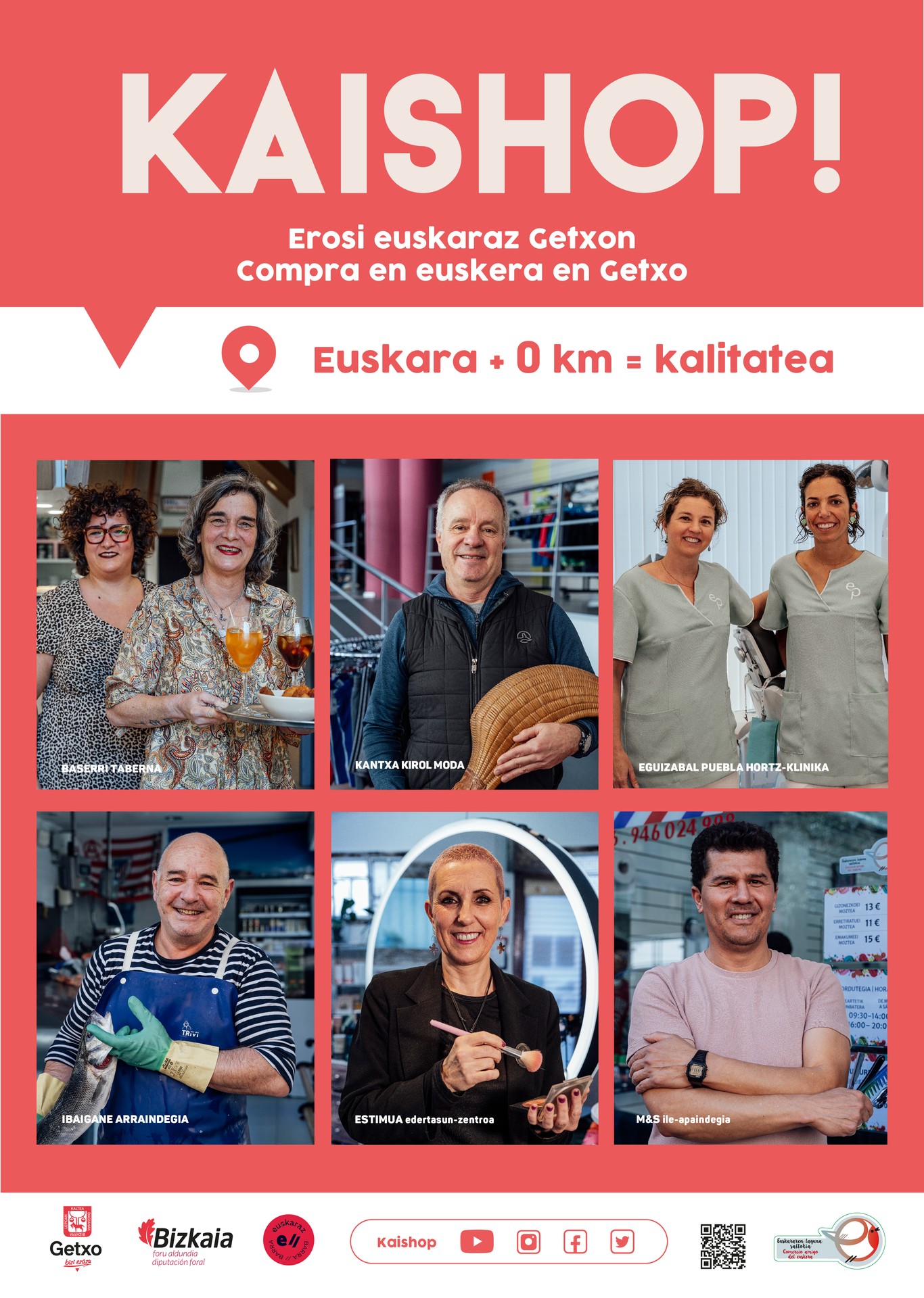 Aurtengo Kaishop! kanpainak euskararen erabilera eta hurbiltasuna nabarmenduko ditu