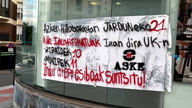 Poliziak Jardun koordinadorako kideak 21 aldiz jazarri dituela salatu du Aske Antolakundeak