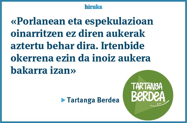 Tartanga salbatzeko garaiz