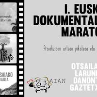 Euskal dokumentalen maratoia egingo dute zapatuan