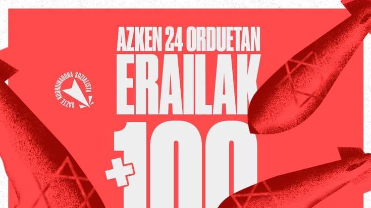 GKS Uribe Kostak Palestinaren aldeko elkarretaratzea antolatu du Algortan