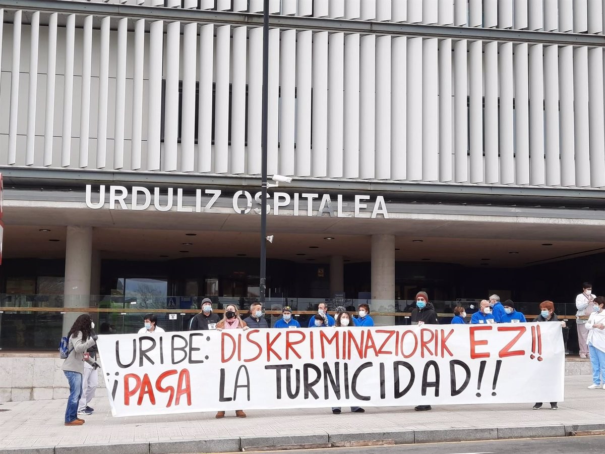 Urdulizko ospitaleko langileek 24 orduko greba egingo dute eguenean