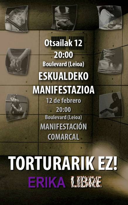 Torturaren kontrako eskualde-manifestazioa