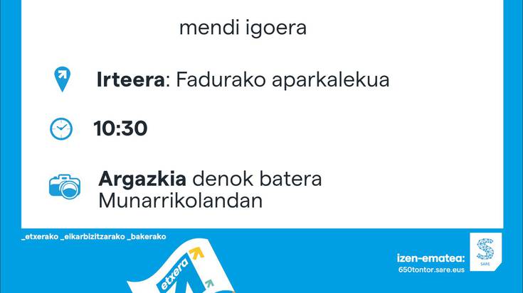 Euskal Herriko mendi tontorren igoera