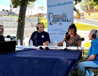 Berangoko Auzokatzen programaren bigarren podcasta grabatu dute