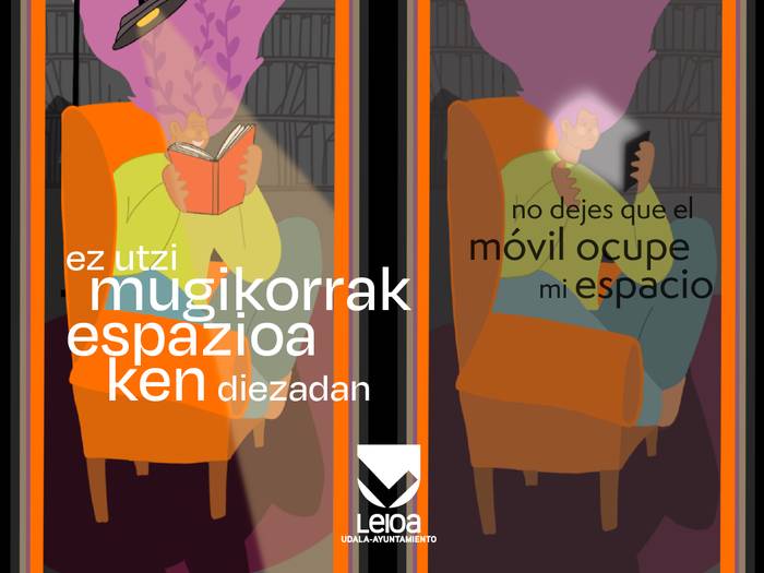 Leioako Udalak berbaldiak eta tailerrak antolatuko ditu mugikorraren gehiegizko erabileraren arriskuez sentsibilizatzeko