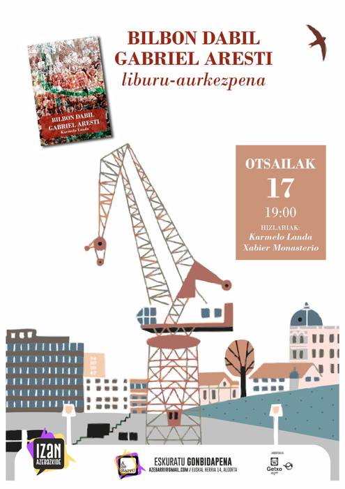 Karmelo Landaren "Bilbon dabil Gabriel Aresti" liburuaren aurkezpena