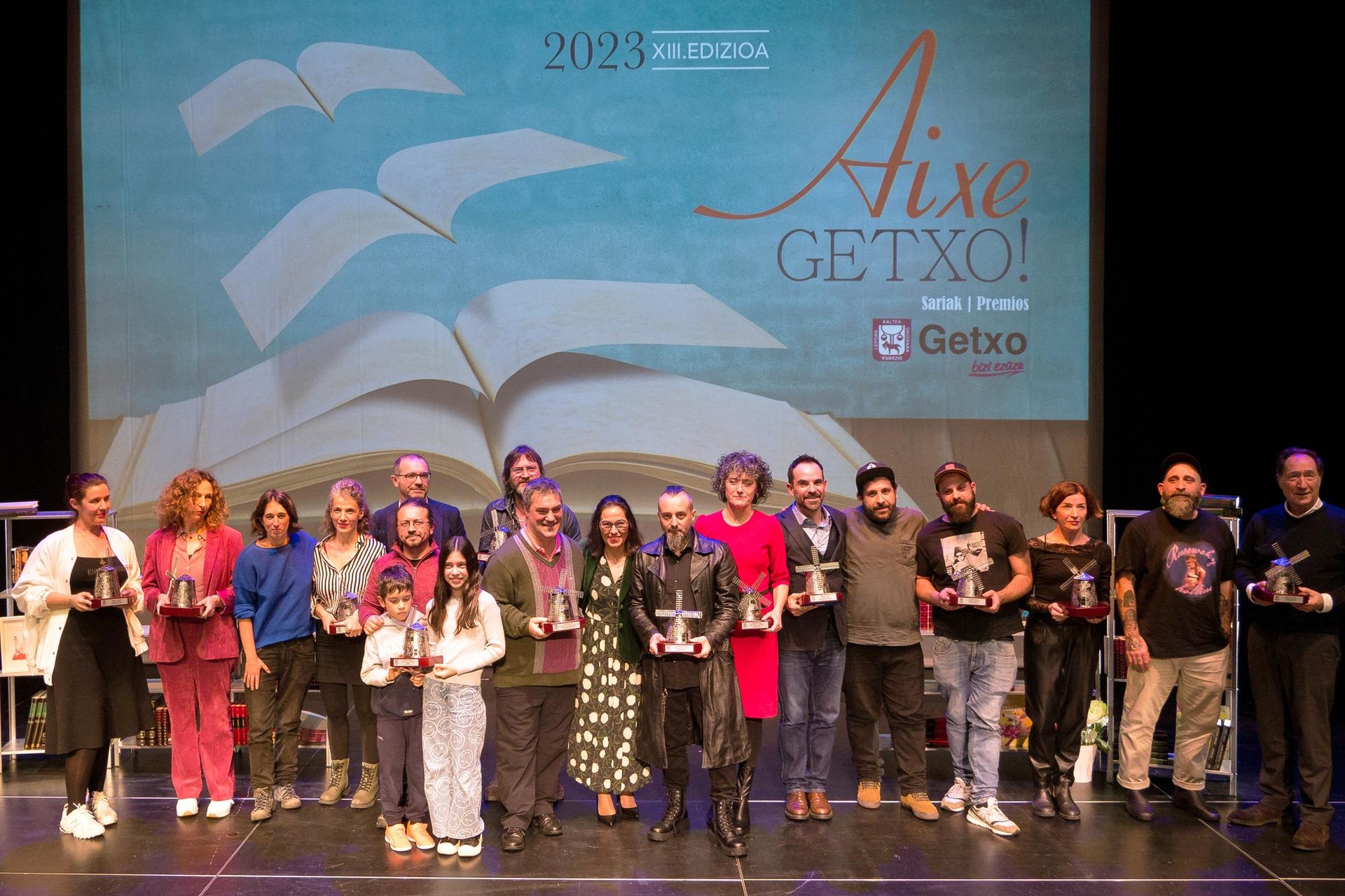 Getxoko 14 kultur ekimen eta eragile aitortu ditu gaur AixeGetxo! Sarien XIII. edizioak