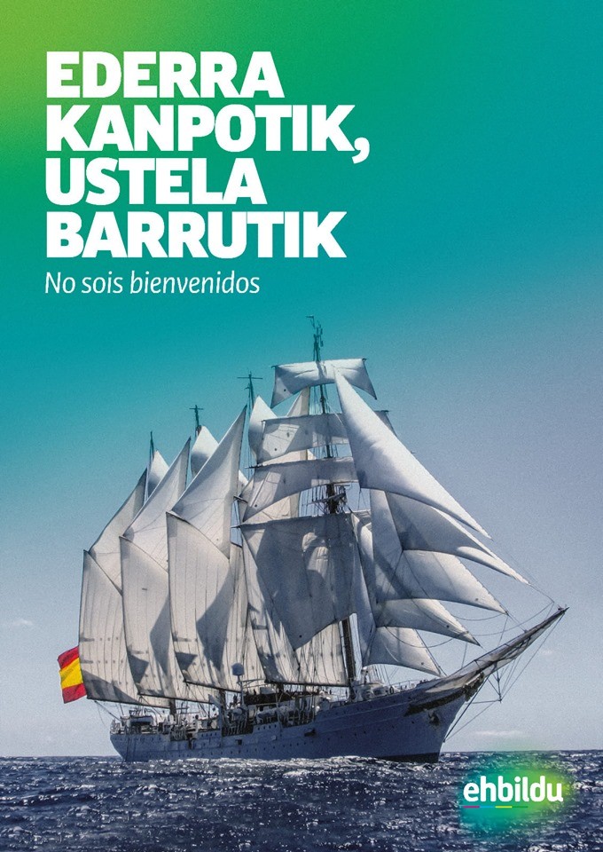 "Juan Sebastián Elcano" Armadako ontziari ez!