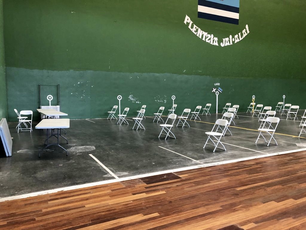 Plentziako Jai Alai frontoia txertaketa-gunea izango da