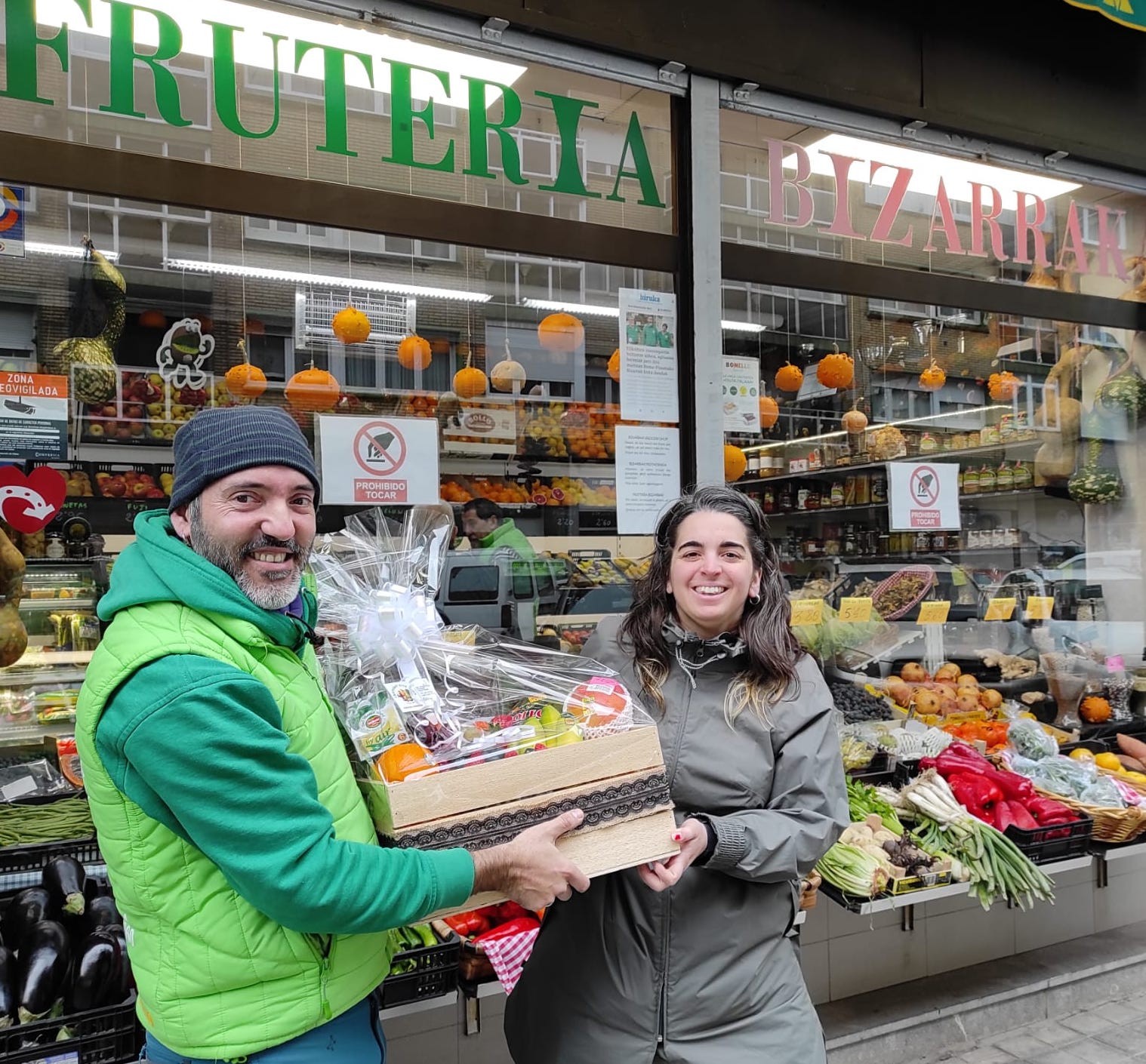 Maite Mentxakak irabazi du Bizarrak fruta-dendaren produktu freskoen otzara