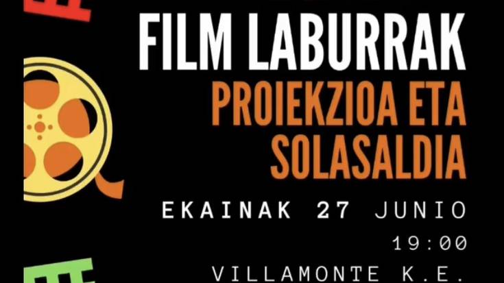 LGTBI+ film laburren proiekzioa eta solasaldia