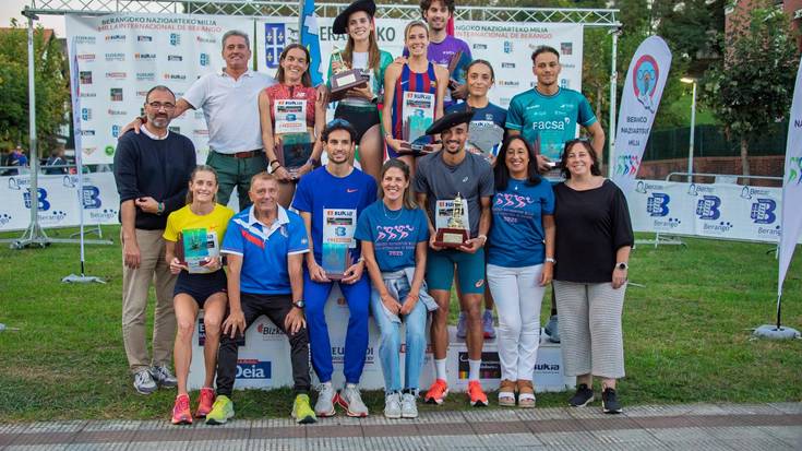 Isaac Nader eta Marta Garcia nabarmendu dira Berangoko Nazioarteko Milian