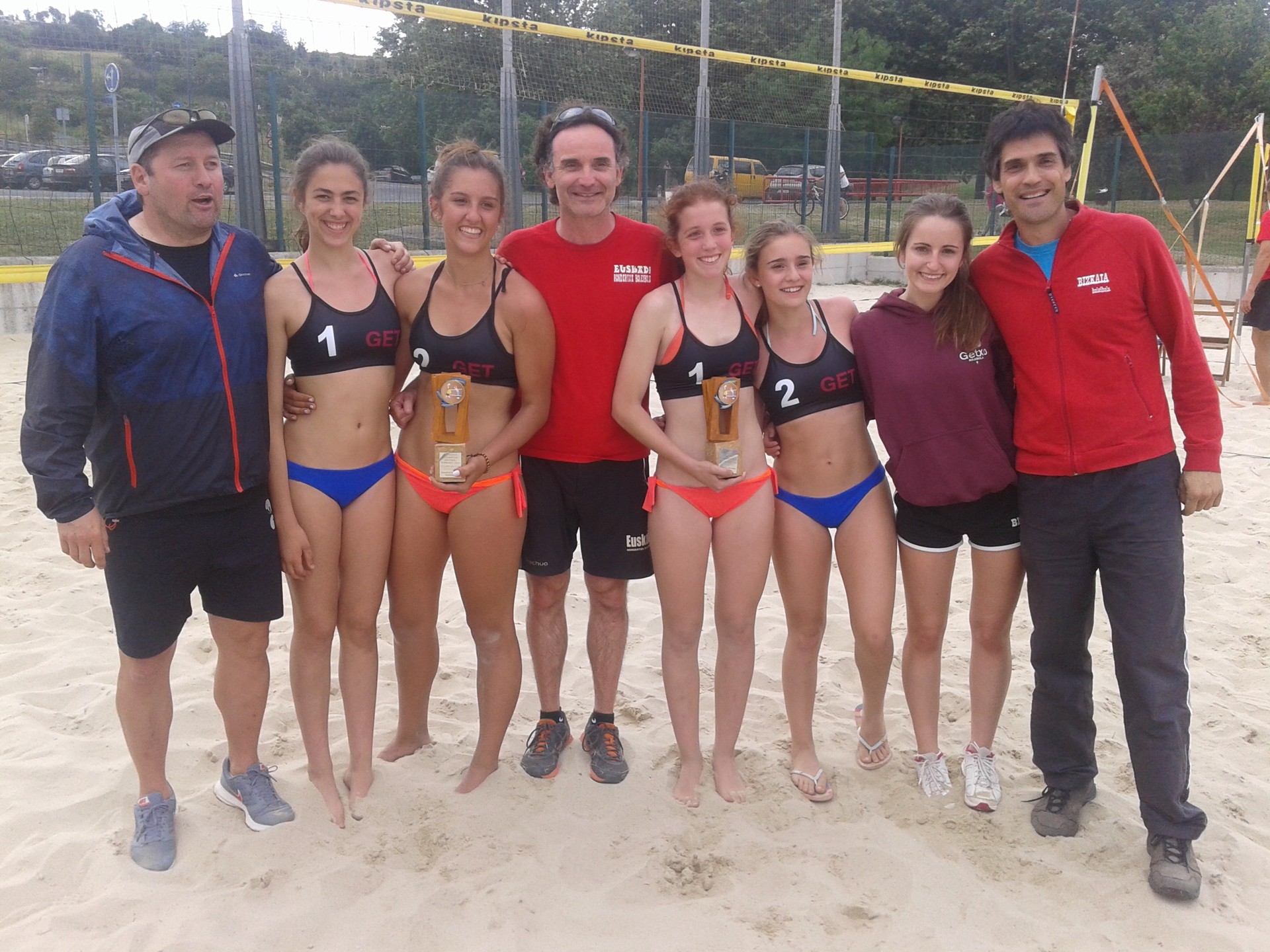 Euskadiko Hondartza-boleibol Txapelketa irabazi du Getxoko Aixerrota taldeak