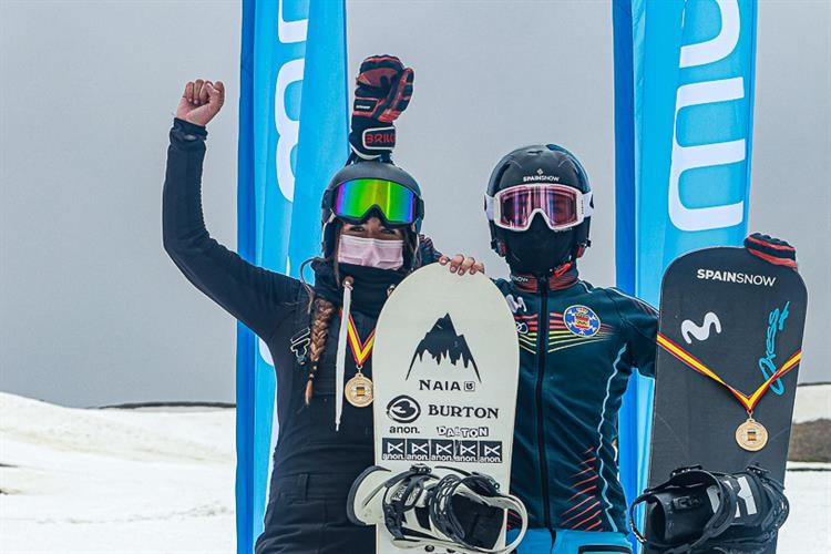 Naia Aramendia sopeloztarrak snowboardeko Espainiako txapelketa irabazi du