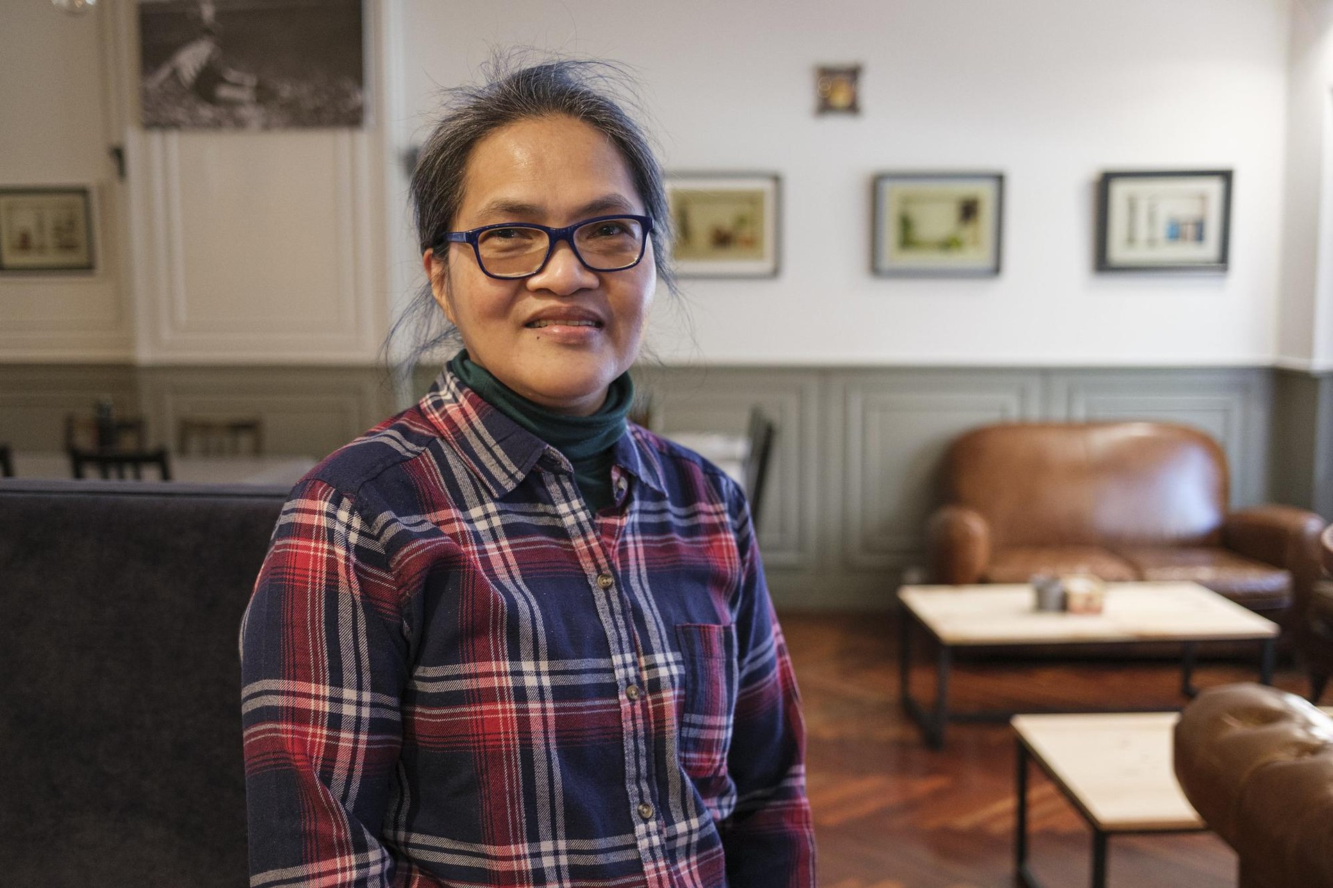 Jocelyn Bayangat Natividad: "Jatetxe hau irekitzea zaila izan da, eta are gehiago atzerritarra izanda"