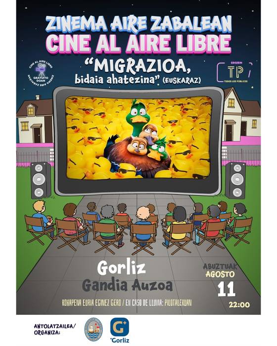 "Migrazioa, bidaia ahatezina" aire zabaleko zineman