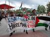 Euskal erakundeek Israelekiko duten konplizitatea salatu du Khalas! Palestina taldeak