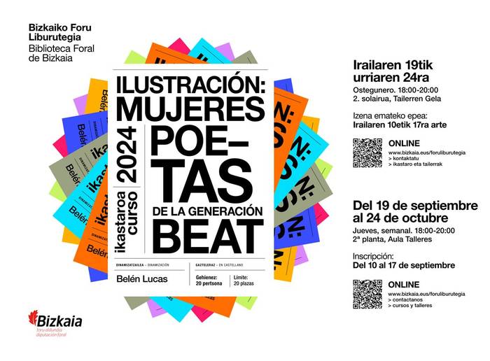 Ikastaroa: Ilustración: mujeres poetas de la Generación Beat