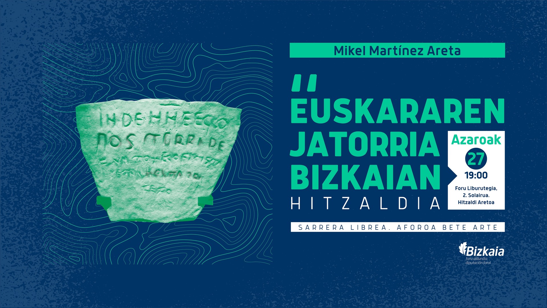 Hitzaldia: Euskararen jatorria Bizkaian