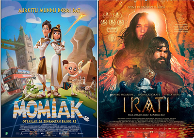 Martxoaren 11n 'Irati' eta 'Momiak' filmak euskaraz ikusteko aukera egongo da Urdulizko kultur etxean