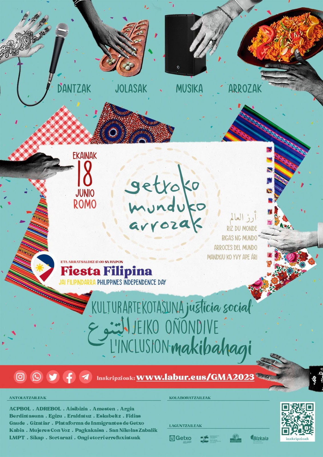 Ekainaren 18an izango den Getxoko Munduko Arrozak ekimenean parte hartzeko izen-ematea zabaldu dute