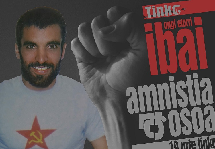 Ibai Aginaga preso berangoztarra aske geldituko da domekan