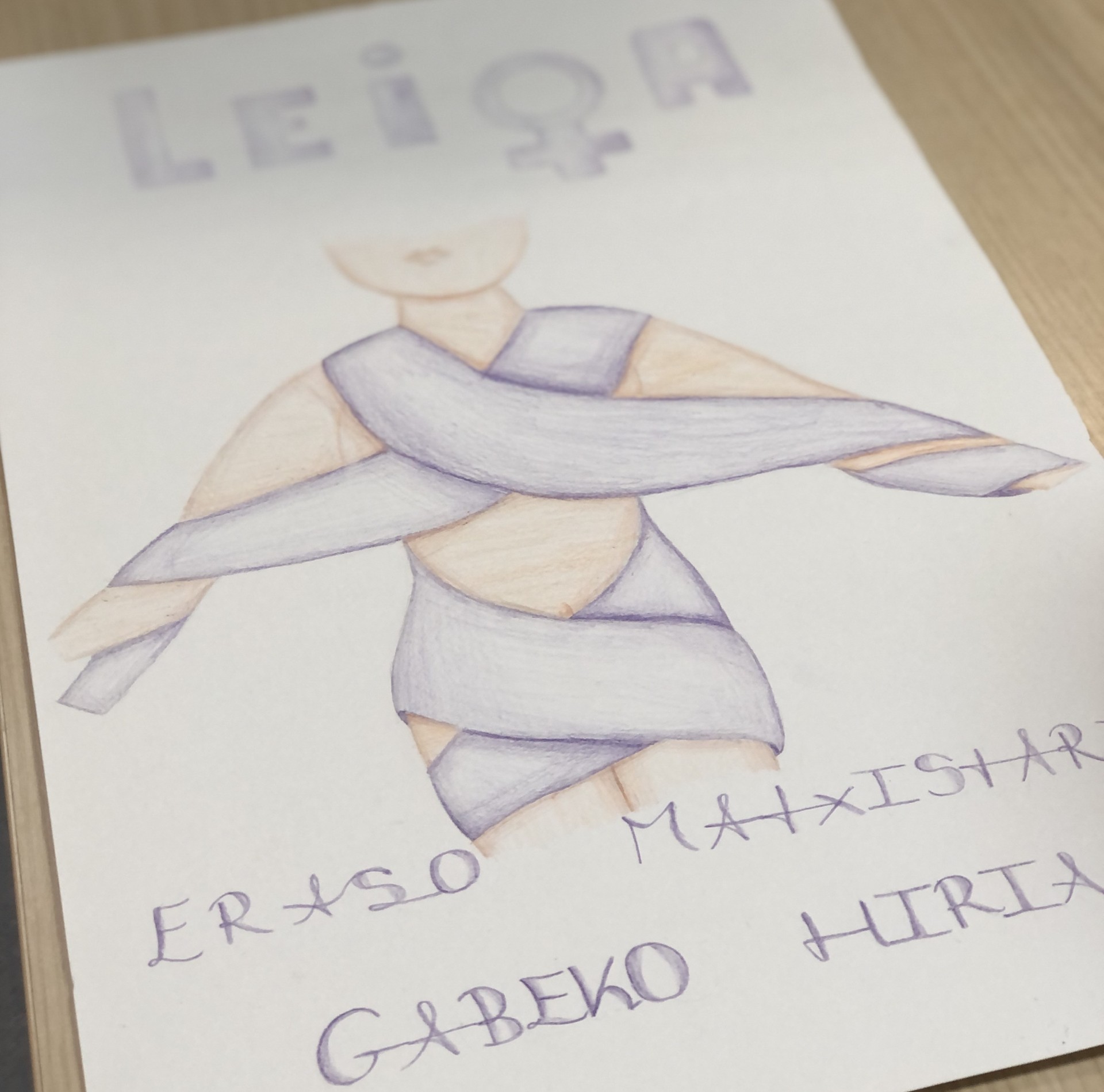 Leioako Mercedarias ikastetxeak irabazi du eraso sexisten aurkako kartel-lehiaketa