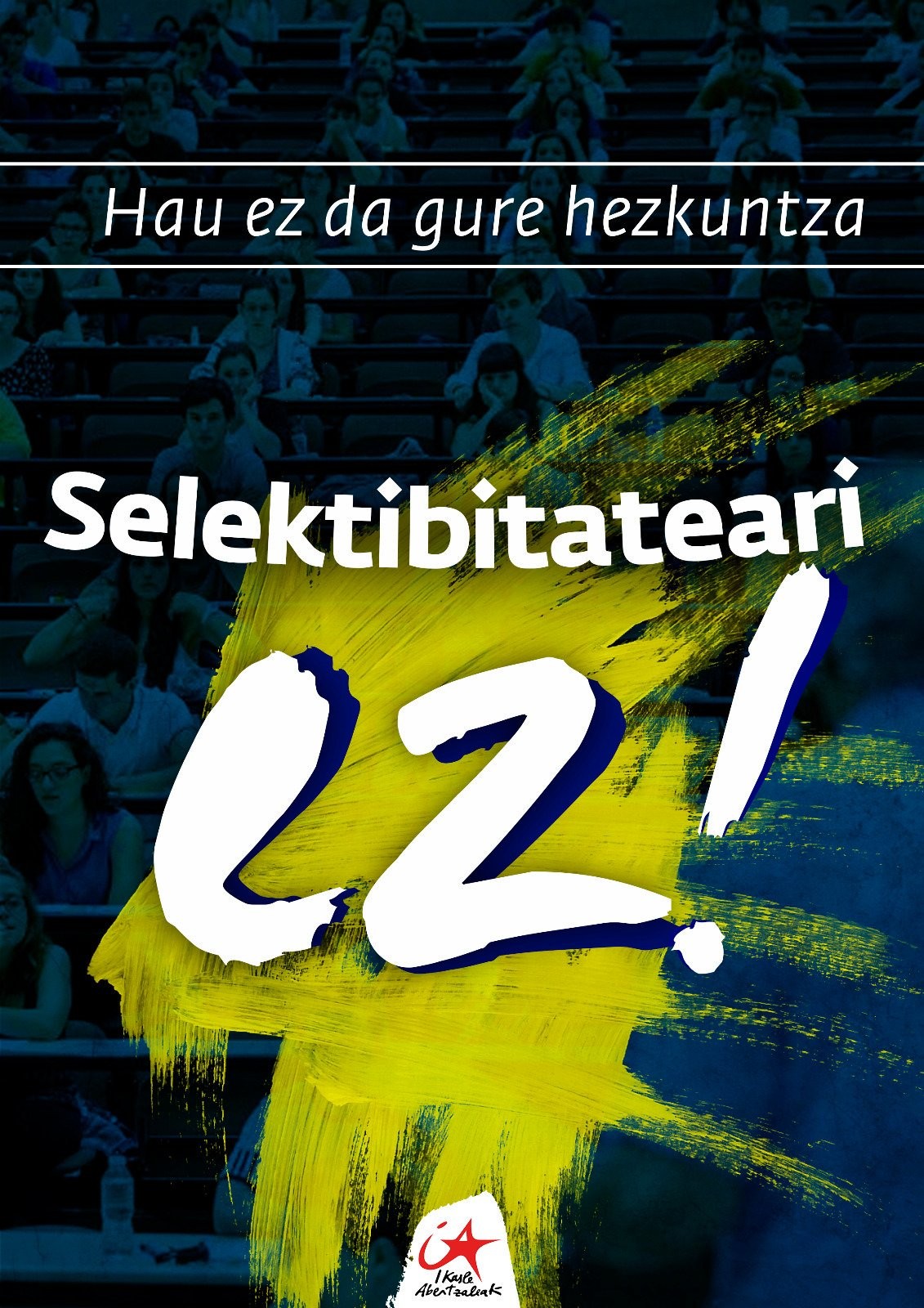 Selektibitatearen kontrako elkarretaratzea egingo dute Leioako campusean